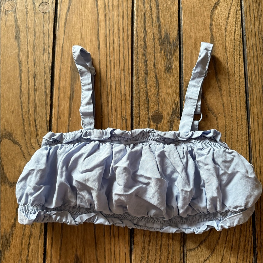 Light Blue Women's Crop Top